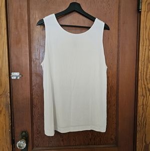 Traveler's by Chico's double lined white tank | Size 3